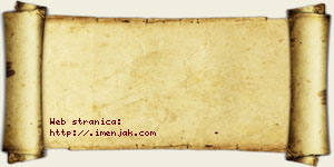 Mina Debelnogić vizit kartica